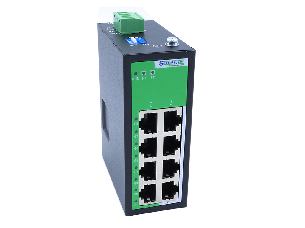 industrial 8 port gigabit Ethernet switch