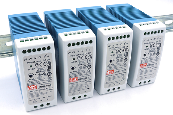 Mean Well 40W Industrial DIN Rail Power Supplies