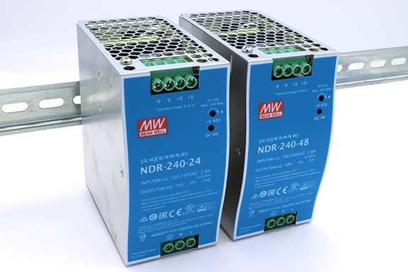 240W Mean Well Industrial DIN Rail Power Supplies