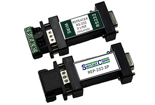 3-Wire RS232 Isolated Repeater Pair