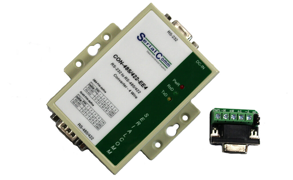 Isolated RS232 to 4 wire RS485 Converter